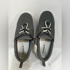 Speedo Men's Charcoal Boat Shoes